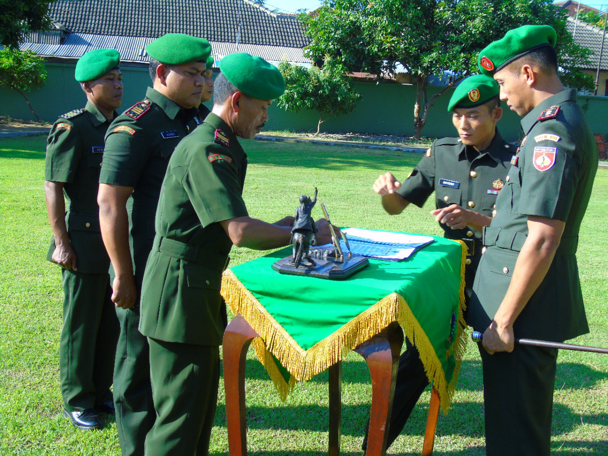 Dandim 0735 Surakarta Pimpin Sertijab Danramil dan Perwira Staf Kodim