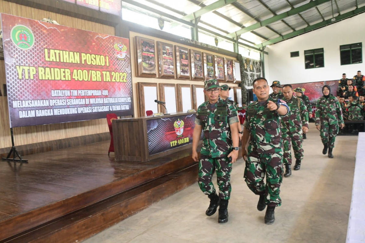 Kasdam Iv Diponegoro Tinjau Latihan Ytp Di Baturaja Teliksandi