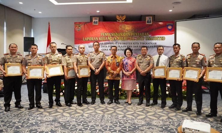 Polres Katingan Sabet Penghargaan Satker Terbaik Kedua Tahun 2019 Dari Menteri Keuangan